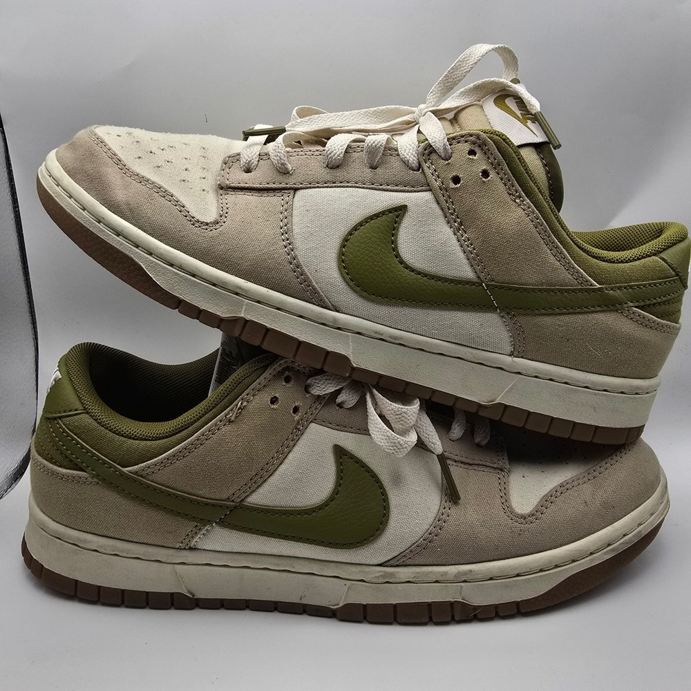 Nike Dunk Low Since 72 Oil Green Canvas Mens Shoes HF4262-133 Size 10